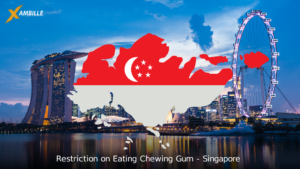 eating chewing gum in Singapore 